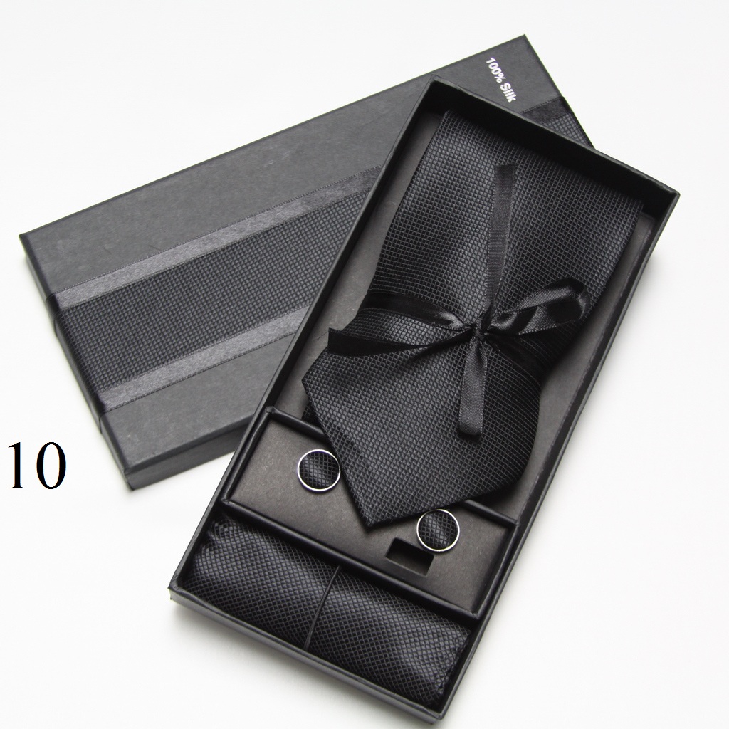 Solid Neck Tie Set Box Cufflin - огляд і ціна Cufflink Box Set