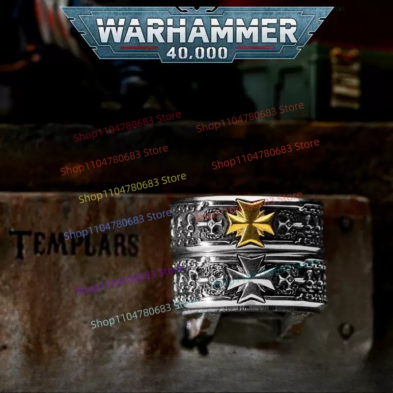 40K Black Templars Crusader Vo - огляд і ціна Men'S Accessories Rings