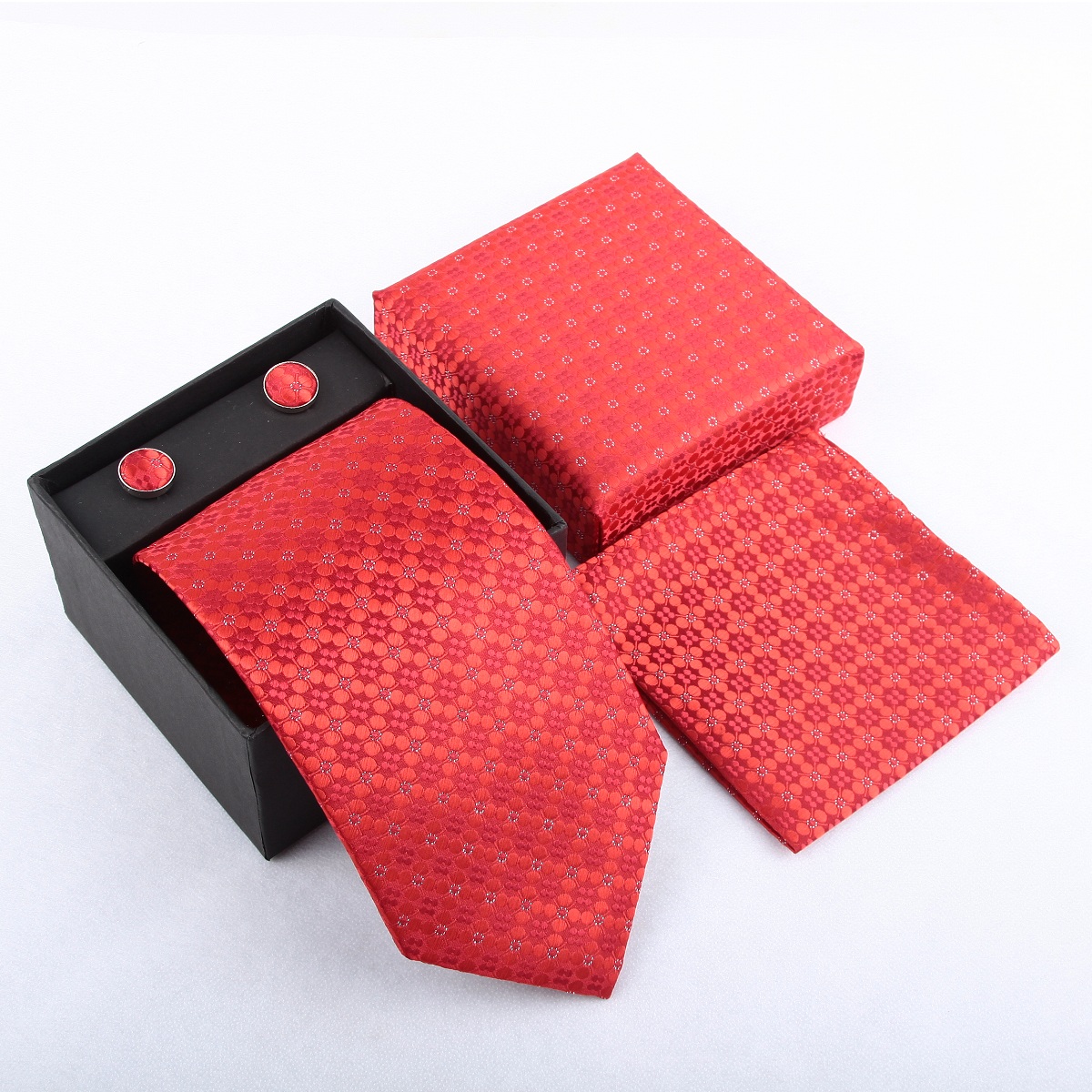 Casual Men's Neck Tie Handkerc - огляд і ціна Cufflink Box Set