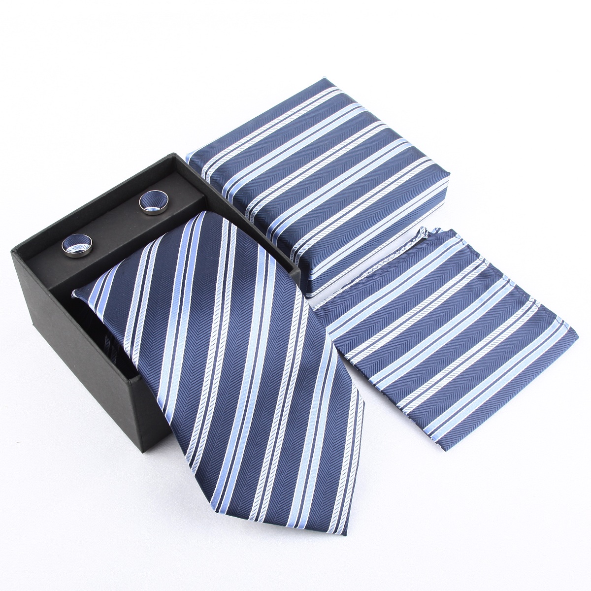 Casual Men's Neck Tie Handkerc - огляд і ціна Cufflink Box Set