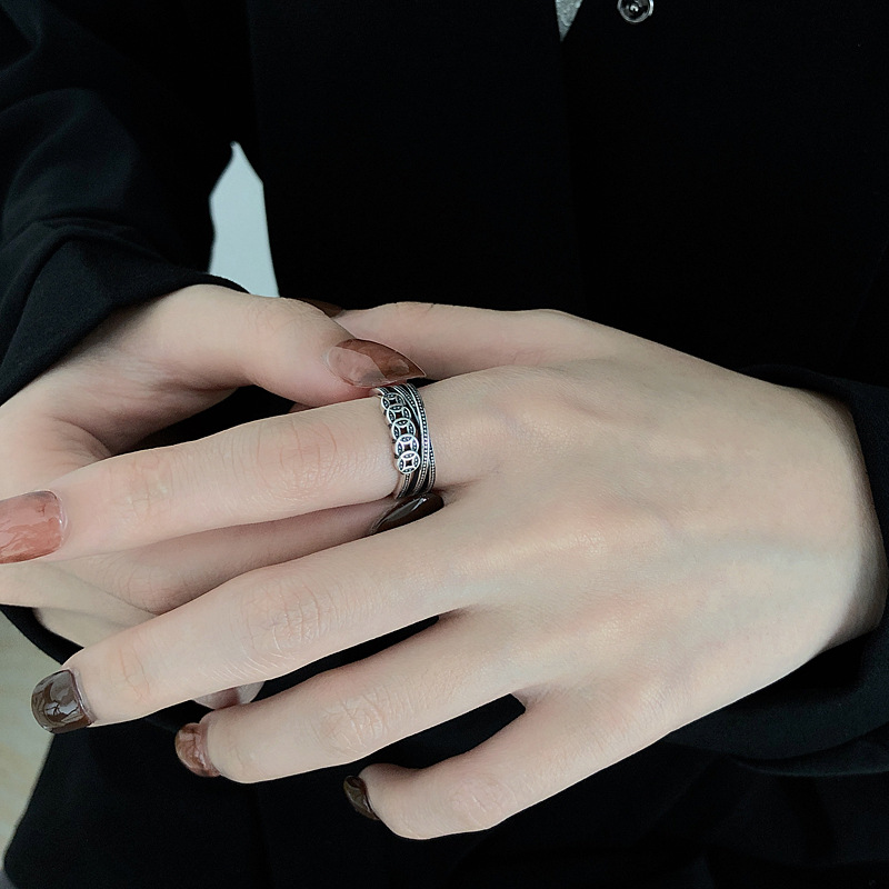 Retro Hollow Ancient Coins Rin - огляд і ціна Men'S Accessories Rings