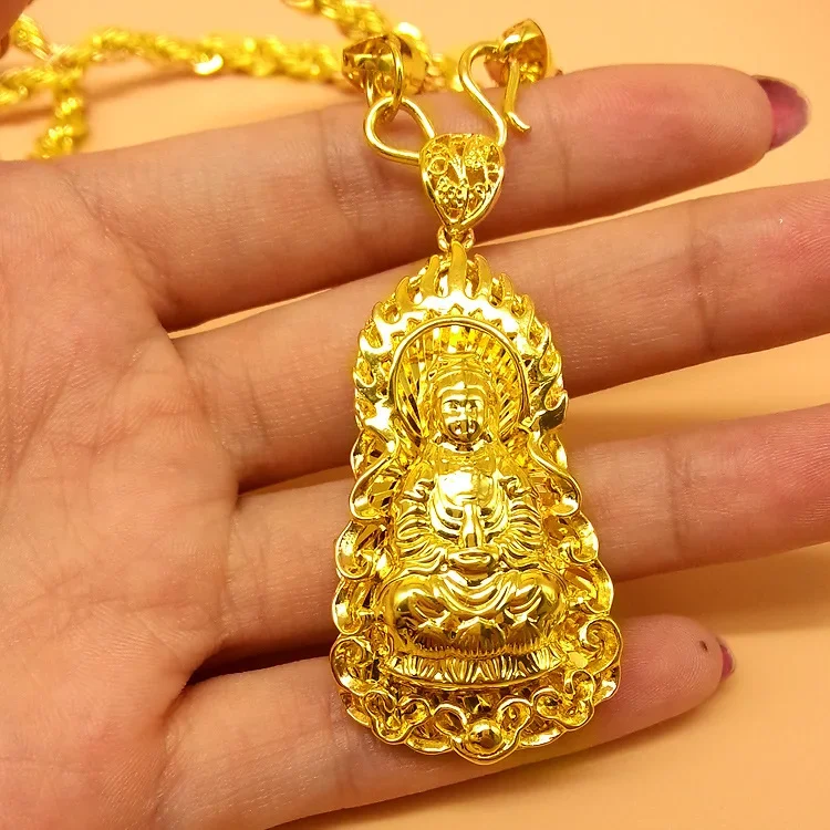 Men's AU999 24K Real Gold Neck - огляд і ціна Men Accessories Look