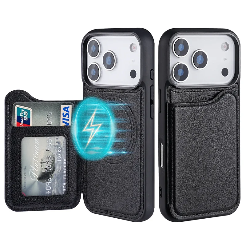 For Magsafe Magnetic Flip Leat - огляд і ціна Phone Wallet Combo