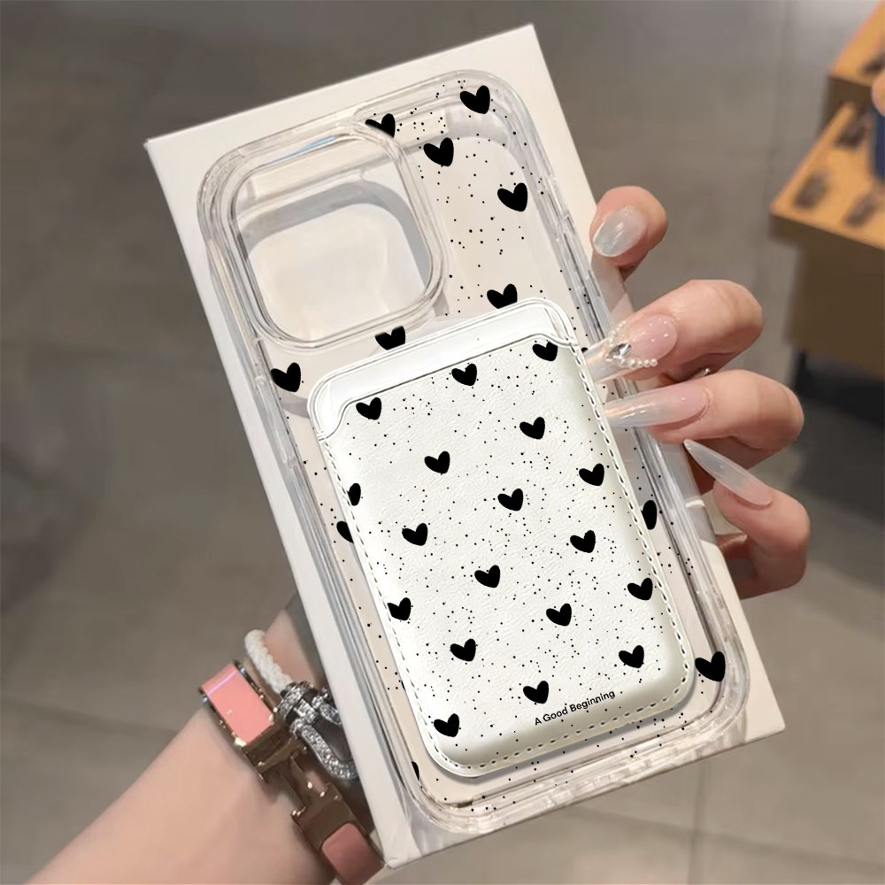 Full screen Polka Dot Heart Fo - огляд і ціна Phone Wallet Combo