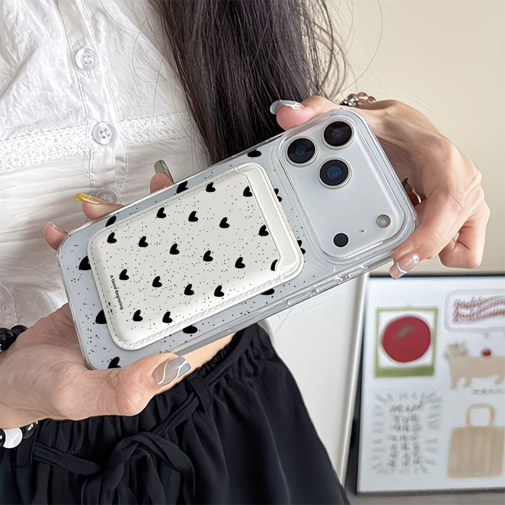 Full screen Polka Dot Heart Fo - огляд і ціна Phone Wallet Combo