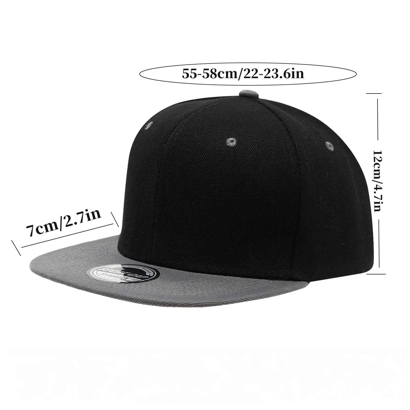 Custom Logo Snapback Caps Men  - огляд і ціна Hat Snapback Cap