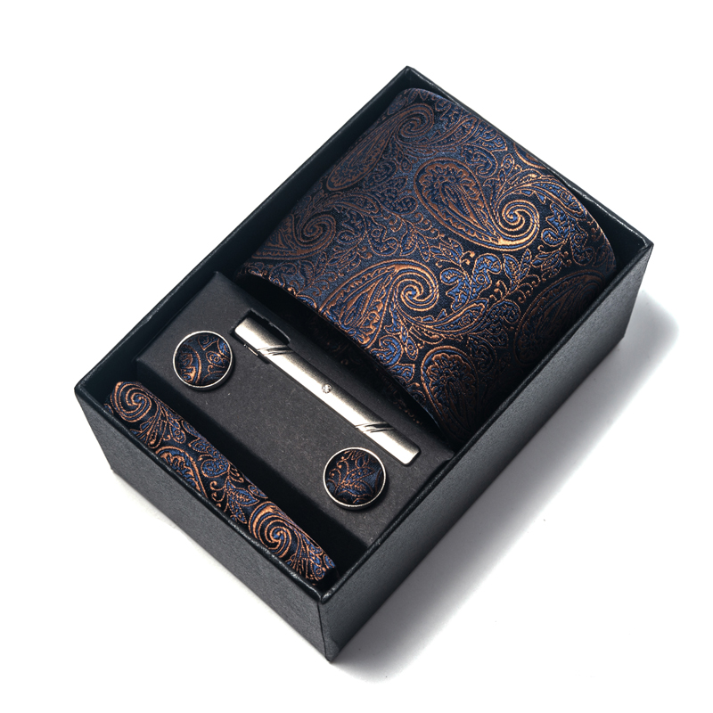 Hot Sale 8 cm Tie Handkerchief - огляд і ціна Cufflink Box Set