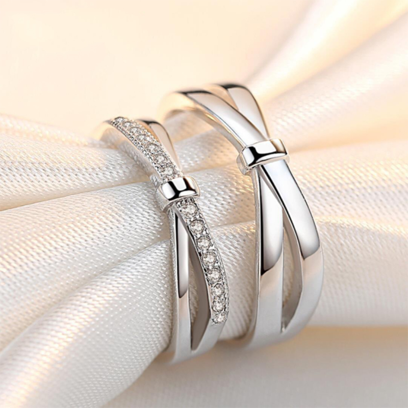 Romantic Bowknot Couple Rings  - огляд і ціна Men'S Accessories Hand Bands