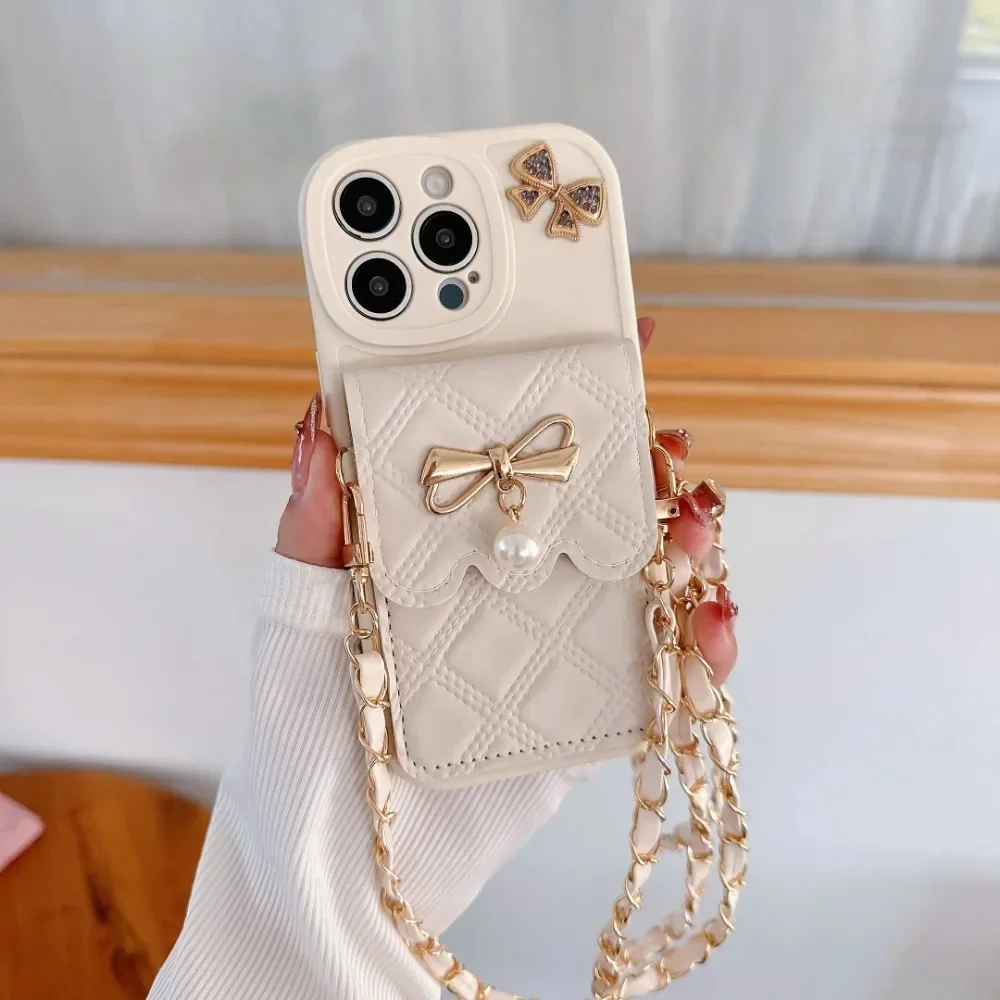 3D Bowknot Crossbody Card Hold - огляд і ціна Phone Wallet Combo