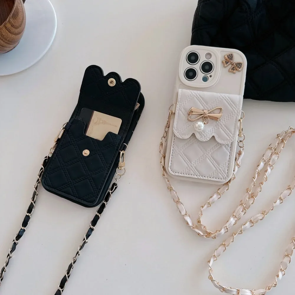 3D Bowknot Crossbody Card Hold - огляд і ціна Phone Wallet Combo