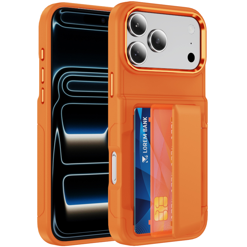 New Solid Color Frosted PC Wal - огляд і ціна Phone Wallet Combo