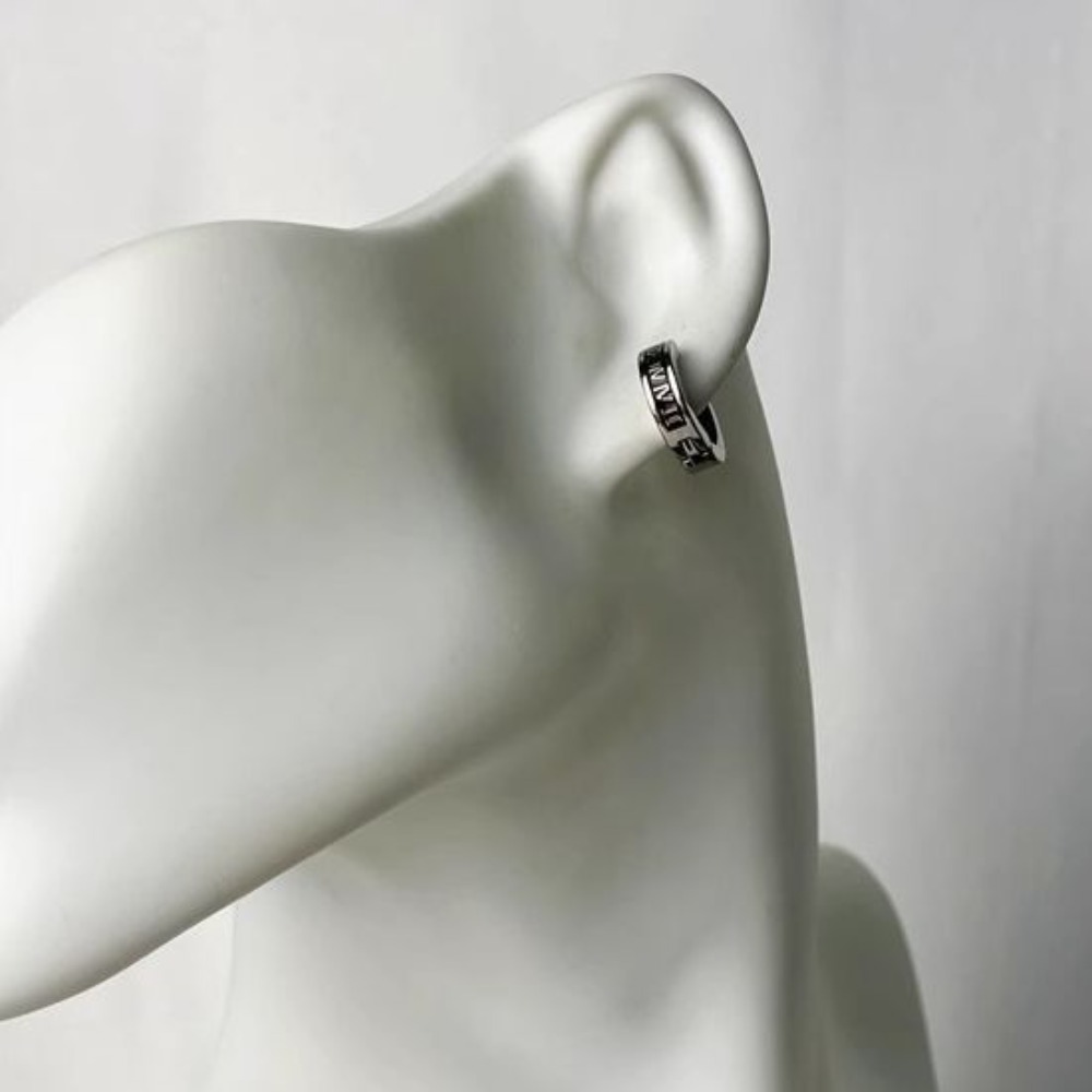 1pair Retro Roman Numeral Ear  - огляд і ціна Men Accessories Look