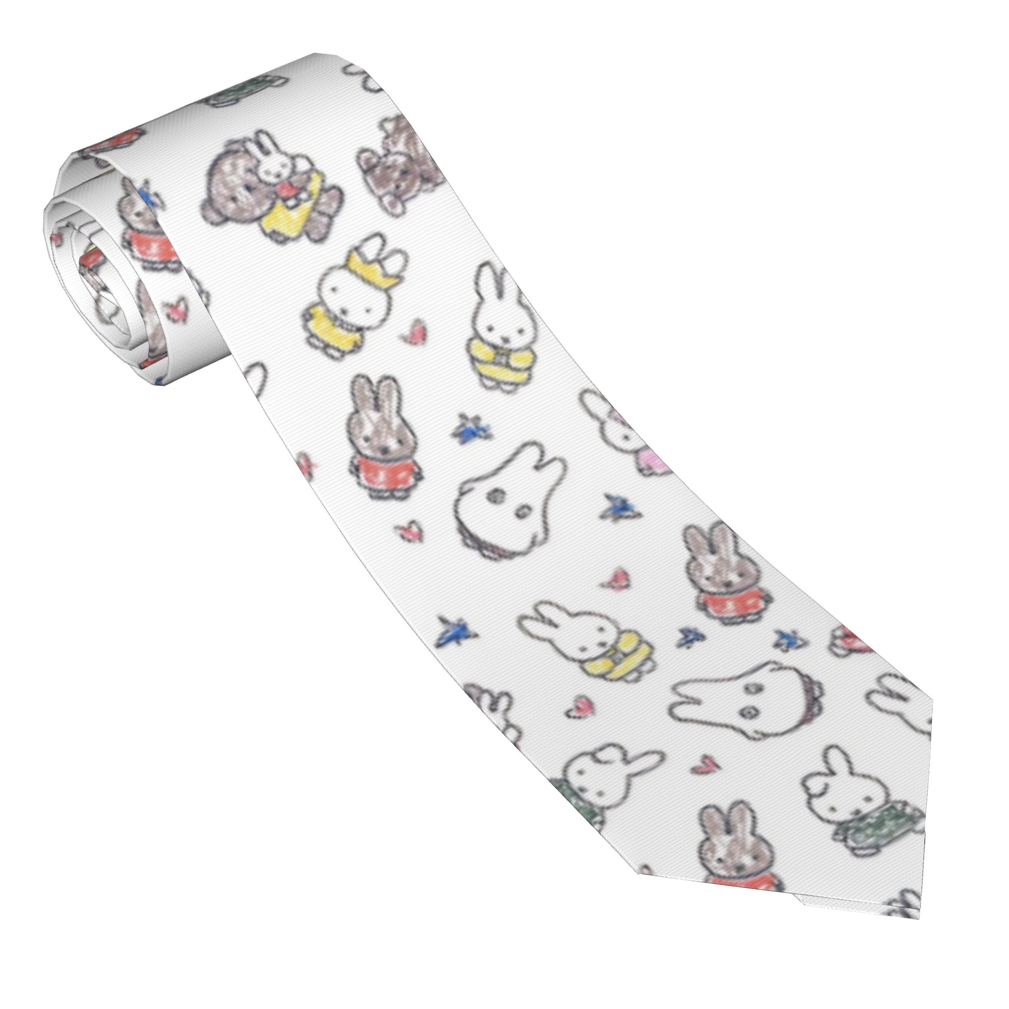 Rabbit Cartoon Miffyy   Neckti - огляд і ціна Men Accessories Wedding