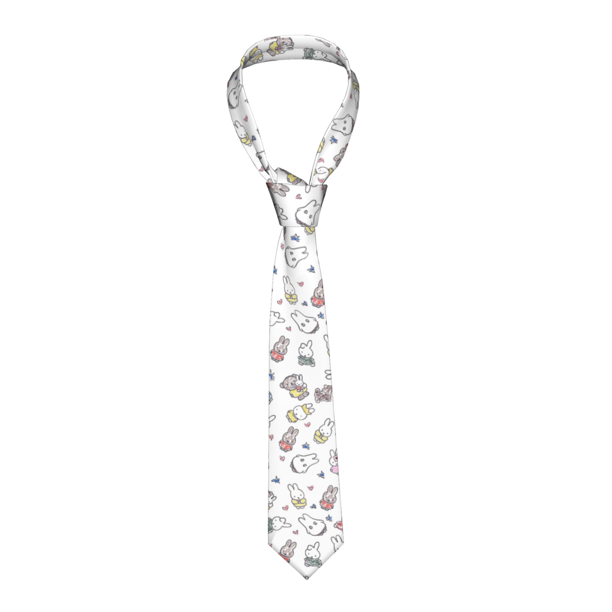 Rabbit Cartoon Miffyy   Neckti - огляд і ціна Men Accessories Wedding