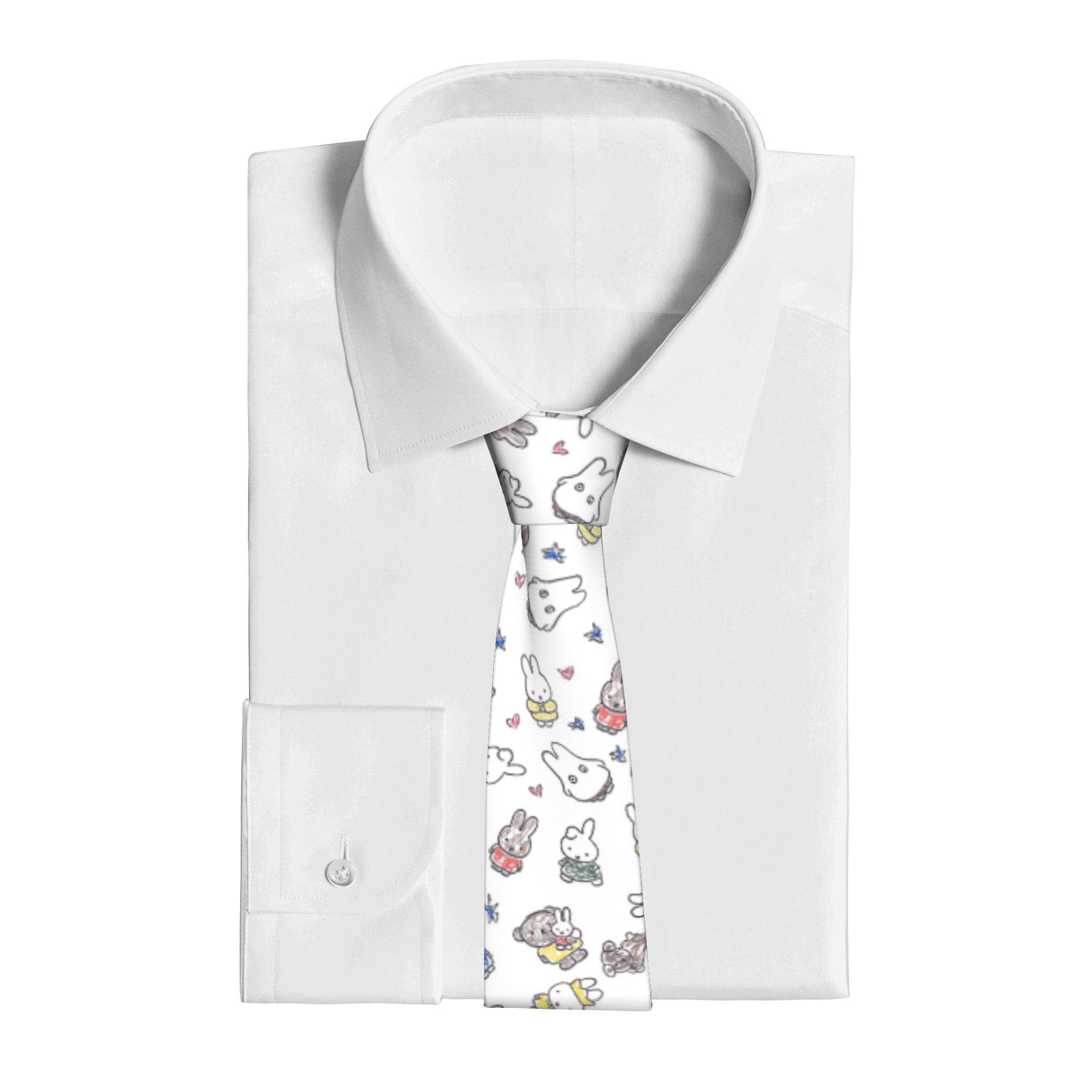 Rabbit Cartoon Miffyy   Neckti - огляд і ціна Men Accessories Wedding