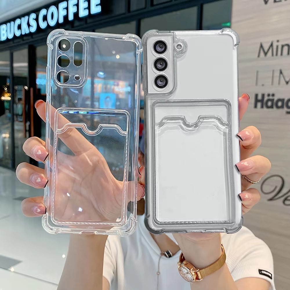 Clear Silicone Card Slot Holde - огляд і ціна Phone Wallet Combo