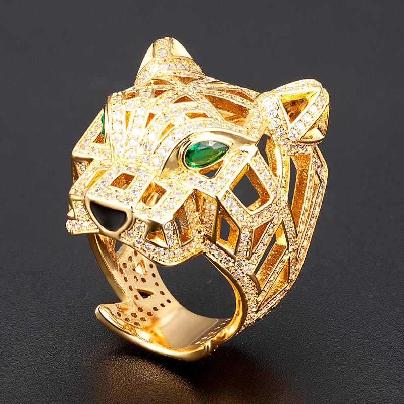 Zlxgirl jewelry Gold leopard s - огляд і ціна Men'S Accessories Dubai