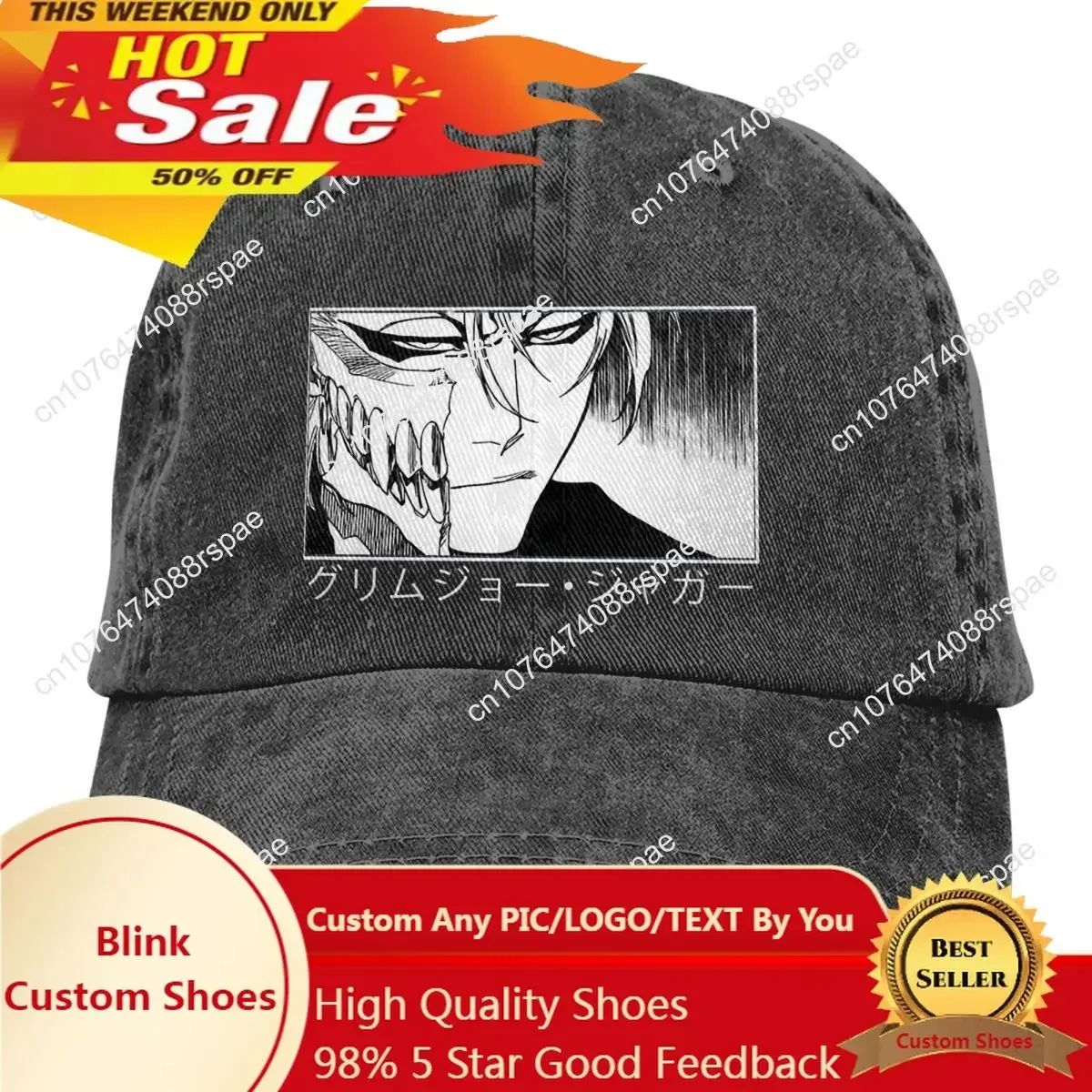 Washed Men's Baseball Cap Grim - огляд і ціна Hat Snapback Cap