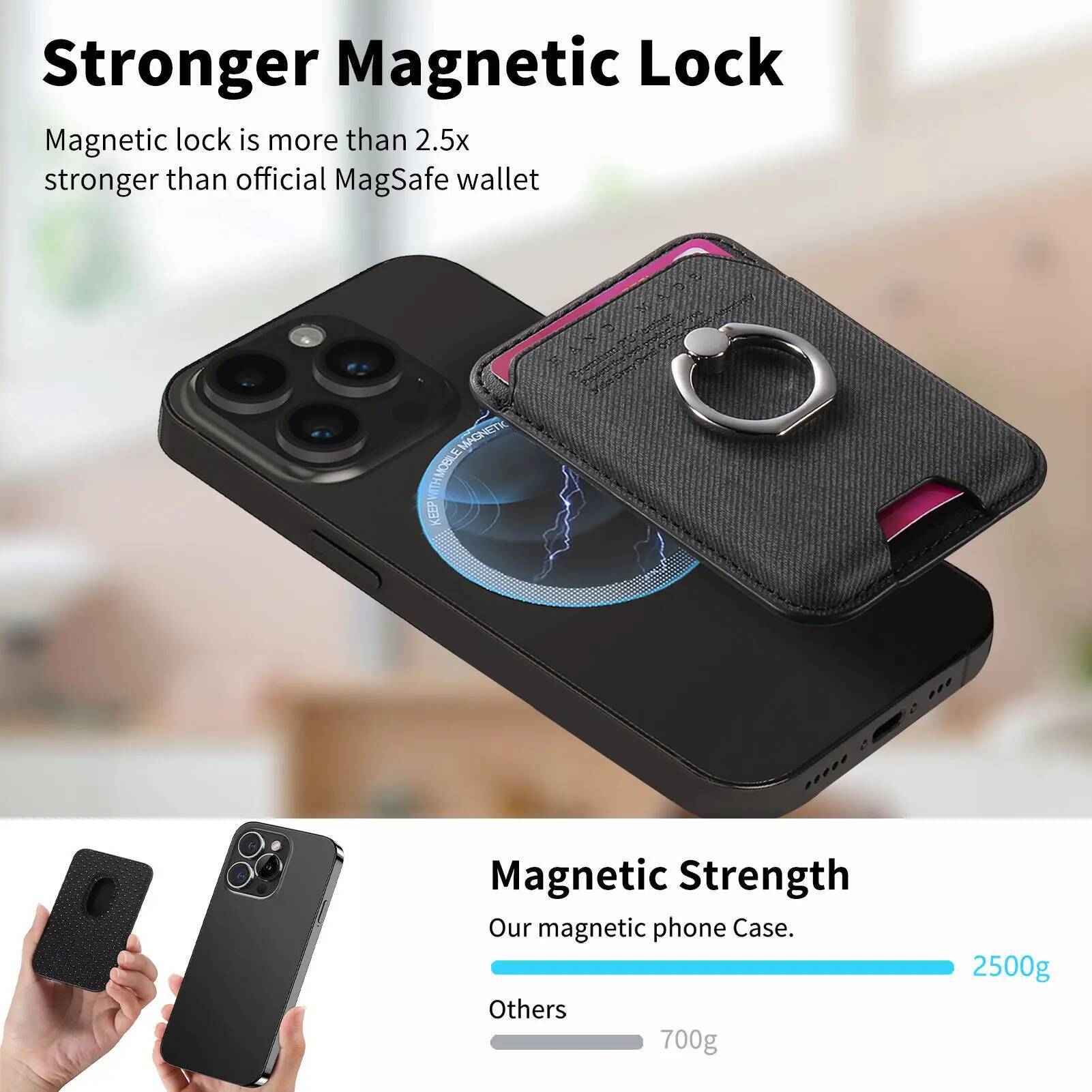 OUIO Non-slip Phone Card Bag S - огляд і ціна Phone Wallet Combo